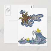 Rubber Ducky Postkarte (Vorne/Hinten)