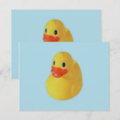 Rubber Ducky Postkarte (Vorne/Hinten)