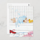 Rubber Ducky Postkarte (Vorne/Hinten)