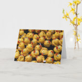 Rubber-Ducky-Rennen - Grußkarte Karte (Gelbe Blume)
