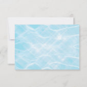 Rubber Ducky Splish Splash Babydusche Dankeskarte (Rückseite)