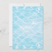 Rubber Ducky Splish Splash Babydusche Einladung (Rückseite)