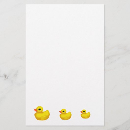 Rubber Ducky Stationary Briefpapier (Vorderseite)