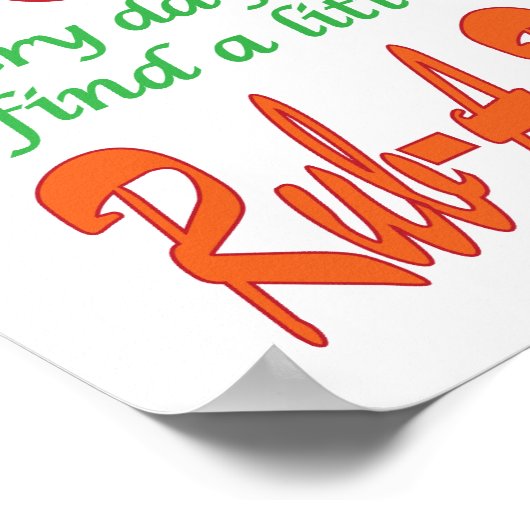 Rubber Ducky Subway Art Poster (Ecke)