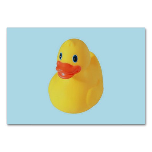 Rubber Ducky Tischnummer (Vorderseite)
