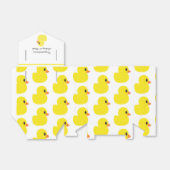 "Rubber Ducky" Zelt-Gefälligkeitsbox Geschenkschachtel (Ungefaltet)