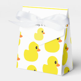 "Rubber Ducky" Zelt-Gefälligkeitsbox Geschenkschachtel