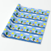 Rubber Duckys Weihnachtsschwimmer Geschenkpapier (Ungerollt)
