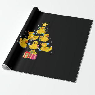 Rubber Ente Weihnachtsbaum Duckie Weihnachten Geschenkpapier
