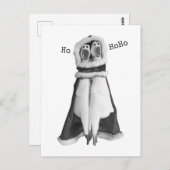 Rubber Hühnchen Santa Postcard Postkarte (Vorne/Hinten)