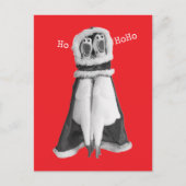 Rubber Hühnchen Santa Postcard Postkarte (Vorderseite)