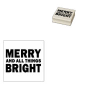 Rubber Stamp & Ink | Merry & All Things Bright Gummistempel (Stempel)