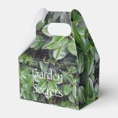 Rubber Tree Leaf Muster Geschenkschachtel (Rückseite)