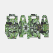 Rubber Tree Leaf Muster Geschenkschachtel (Ungefaltet)