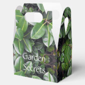 Rubber Tree Leaf Muster Geschenkschachtel (Geöffnet)