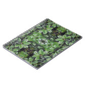 Rubber Tree Leaf Muster Notizblock (Linke Seite)