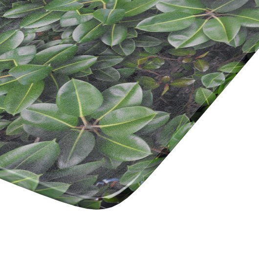 Rubber Tree Leaf Muster Schneidebrett (Ecke)
