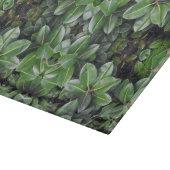 Rubber Tree Leaf Muster Schneidebrett (Ecke)
