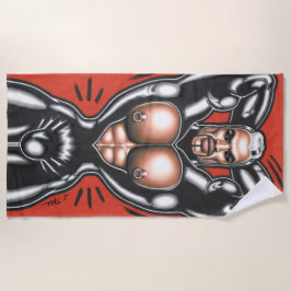 Rubberbekleidung im Fitnessraum Strandtuch