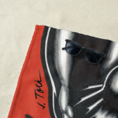 Rubberbekleidung im Fitnessraum Strandtuch (Beispiel)