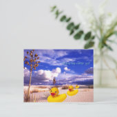 Rubberduck Formation Postkarte (Stehend Vorderseite)