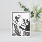 Rubberducky Postkarte (Stehend Vorderseite)