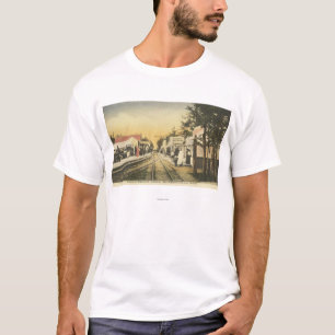 Rubberneck-Reihen-Eisenbahn-Ansicht T-Shirt