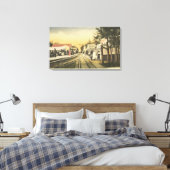 Rubberneck Row Railview Leinwanddruck (Insitu (Schlafzimmer))