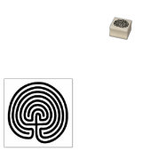 Rubberstempel Labyrinth der Native Americans Gummistempel (Stempel)