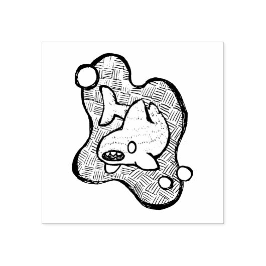 Rubberstempel Shark Gummistempel (Prägung)