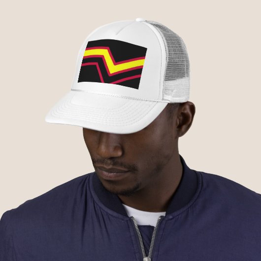 Rubberstolperflagge Truckerkappe (Beispiel)