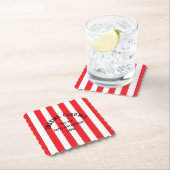 Rubbing Elbows Since 1950 - True Red Custom Design Untersetzer (Vor Ort)