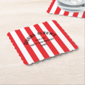 Rubbing Elbows Since 1950 - True Red Custom Design Untersetzer (angewinkelt)