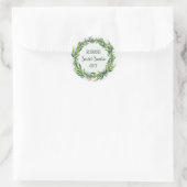 RubbSecret Santa Gift Blumenzauber Funny Runder Aufkleber (Tasche)