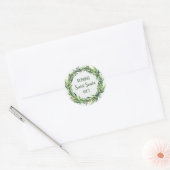 RubbSecret Santa Gift Blumenzauber Funny Runder Aufkleber (Umschlag)