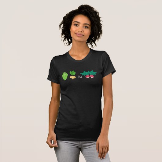 Rübe aus Salat Rübe Beat Vegan Puppe T-Shirt (Vorne ganz)