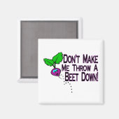 Rübe unten magnet (Vorderseite/Rückseite)