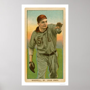 Rube Waddell Baseball 1909 Poster