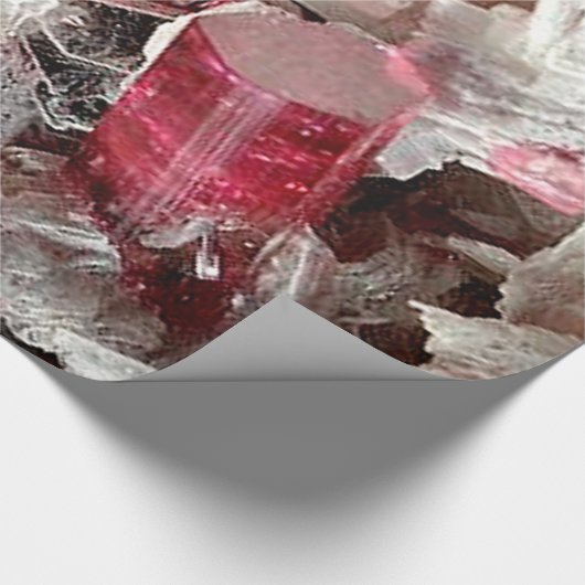 Rubellite Geschenkpapier (Ecke)