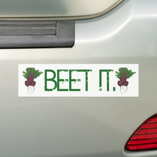 Rüben (Beat) Es Funny Red Beet Gemüse Feinschmecke Autoaufkleber (Auf Auto)