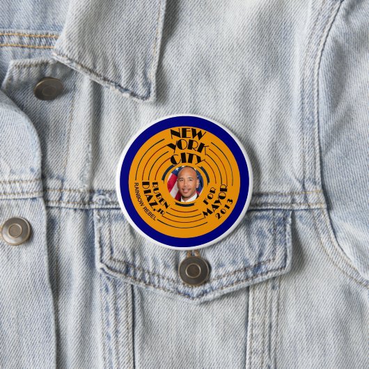 Ruben Diaz, Bürgermeister 2013 jr.-NYC Button (Beispiel)