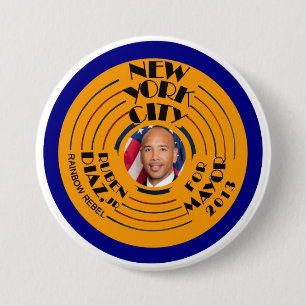 Ruben Diaz, Bürgermeister 2013 jr.-NYC Button