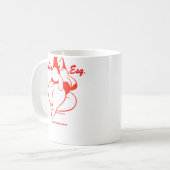Ruben Esq Logo-Tasse Kaffeetasse (Vorderseite Links)