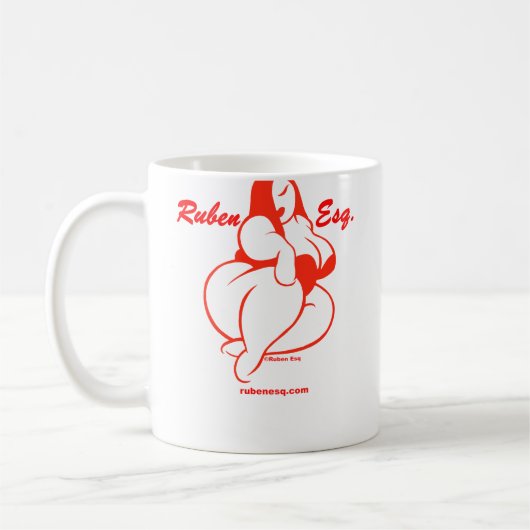 Ruben Esq Logo-Tasse Kaffeetasse (Links)