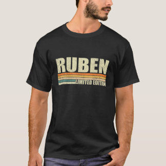 Ruben Gift Name Personalisiert Funny Retro Vintag  T-Shirt
