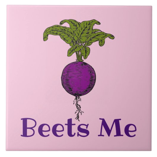 Rüben-Keramik Fliese (Vorderseite)