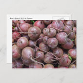 Rüben Postkarte (Vorne/Hinten)