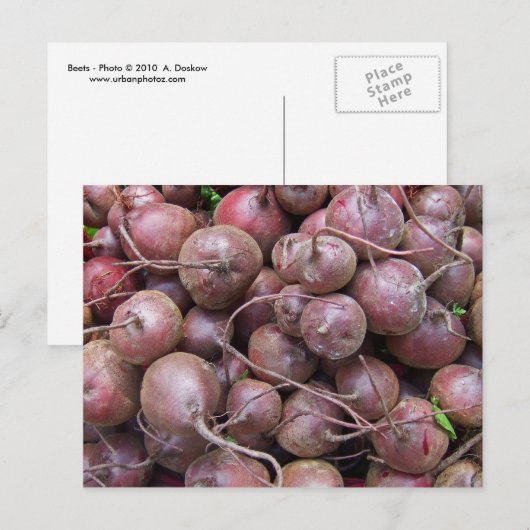 Rüben Postkarte (Vorne/Hinten)