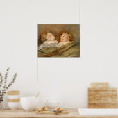 Ruben - Zwei schlafende Kinder Poster (Küche)