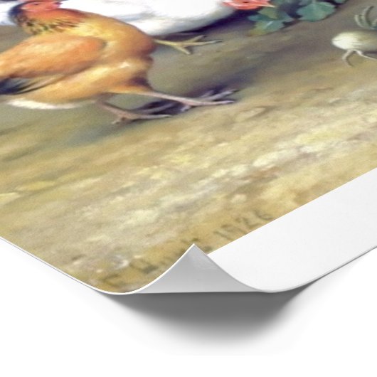 Rübenbauernhof Poster (Ecke)